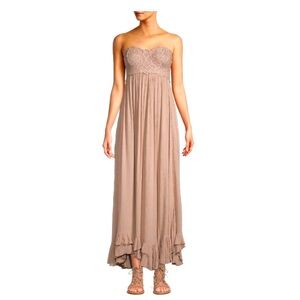 Free People One Adella Corset maxi dress size M